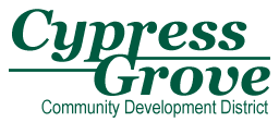 Cypress Grove CDD Logo